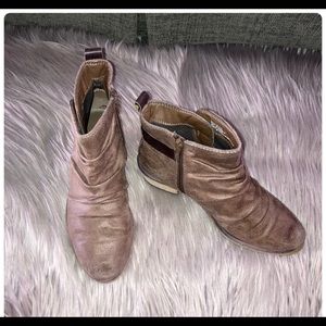 BareTraps brown booties 6.5